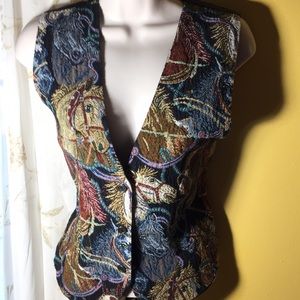 HORSE VEST CAROUSEL. WESTERN STYLE PONY HORSE